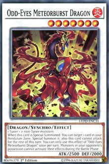 Odd-Eyes Meteorburst Dragon [Legendary Dragon Decks] [LEDD-ENC31] | Enigma On Main