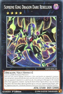 Supreme King Dragon Dark Rebellion [Legendary Dragon Decks] [LEDD-ENC33] | Enigma On Main