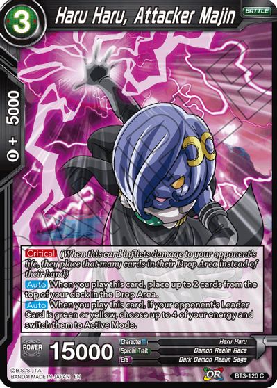 Haru Haru, Attacker Majin (Reprint) (BT3-120) [Battle Evolution Booster] | Enigma On Main