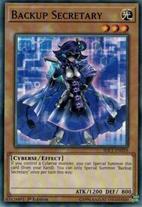 Backup Secretary [Structure Deck: Cyberse Link] [SDCL-EN010] | Enigma On Main