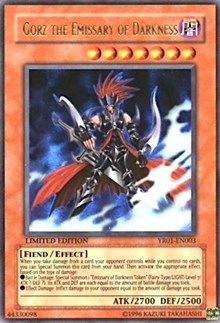 Gorz the Emissary of Darkness [Yu-Gi-Oh! R Manga Promo] [YR01-EN003] | Enigma On Main