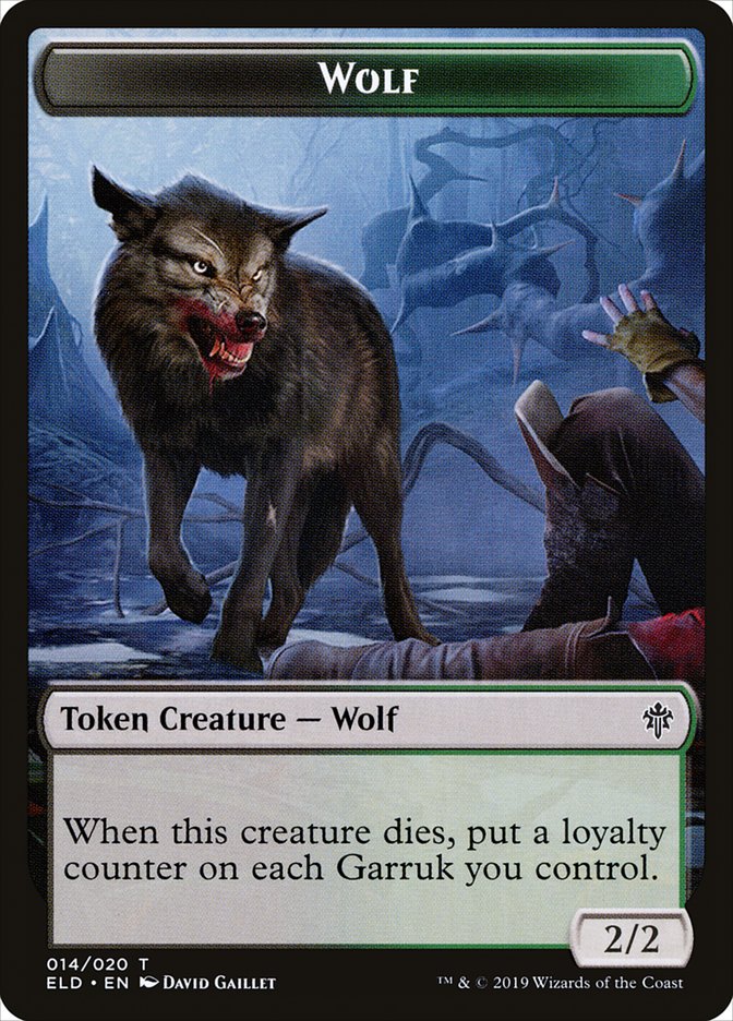 Wolf [Throne of Eldraine Tokens] | Enigma On Main