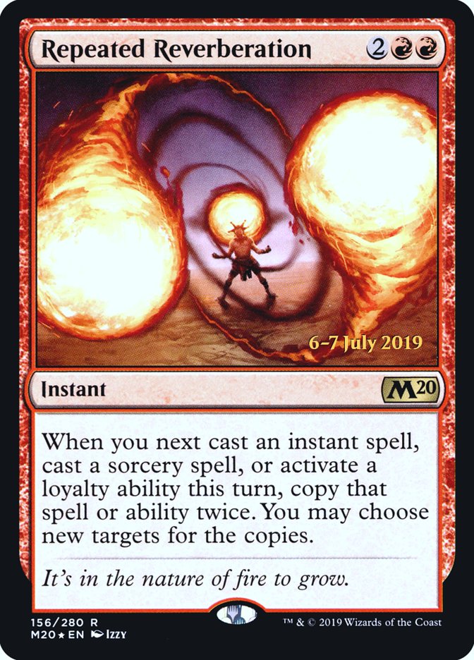 Repeated Reverberation  [Core Set 2020 Prerelease Promos] | Enigma On Main