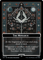 The Monarch // Treasure Double-Sided Token [The Lord of the Rings: Tales of Middle-Earth Commander Tokens] | Enigma On Main