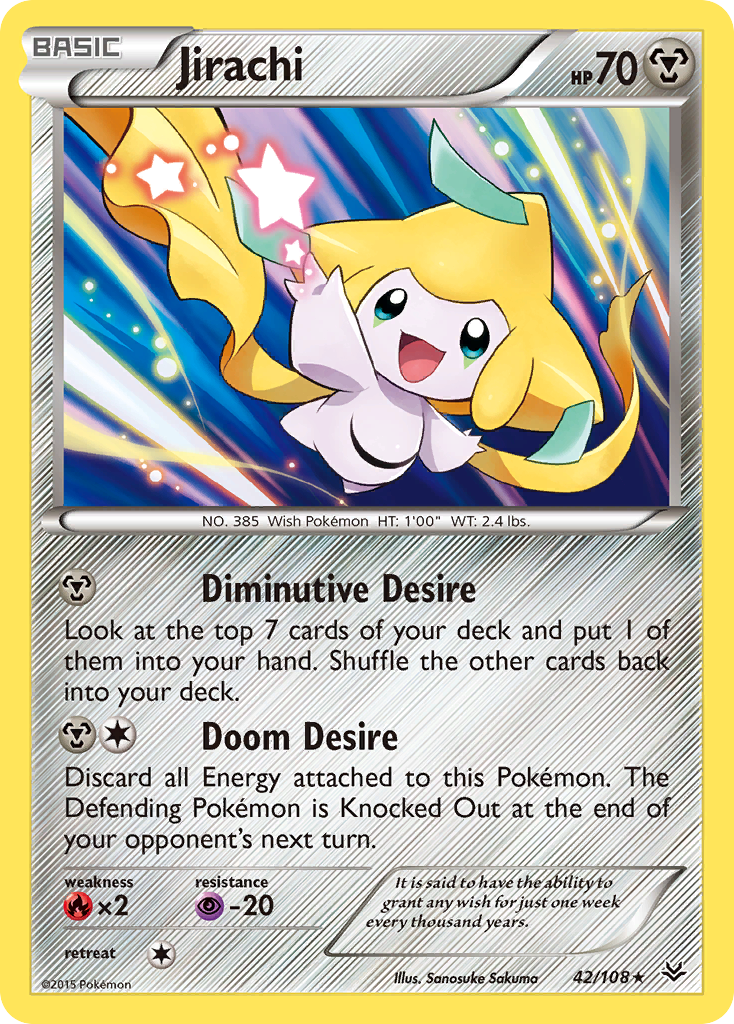 Jirachi (42/108) [XY: Roaring Skies] | Enigma On Main