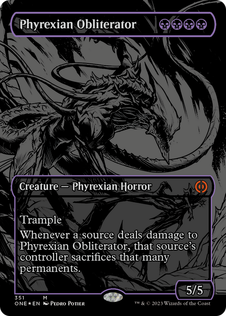 Phyrexian Obliterator (Oil Slick Raised Foil) [Phyrexia: All Will Be One] | Enigma On Main