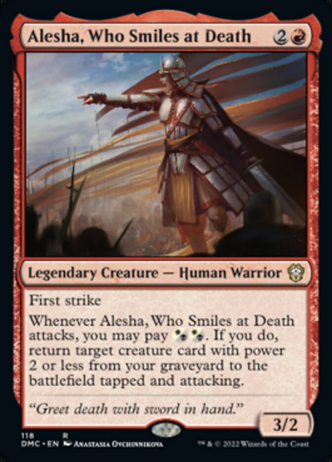 Alesha, Who Smiles at Death [Dominaria United Commander] | Enigma On Main