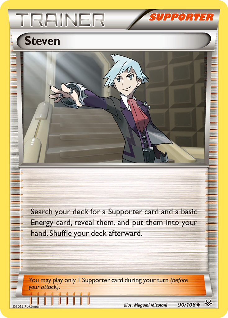 Steven (90/108) [XY: Roaring Skies] | Enigma On Main