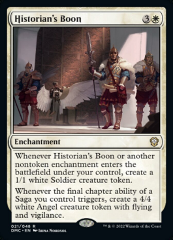 Historian's Boon [Dominaria United Commander] | Enigma On Main