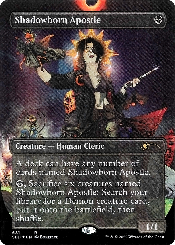 Shadowborn Apostle (681) (Borderless) [Secret Lair Drop Promos] | Enigma On Main