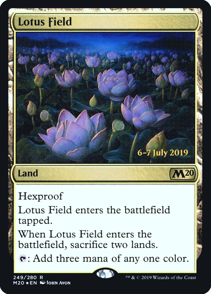 Lotus Field  [Core Set 2020 Prerelease Promos] | Enigma On Main