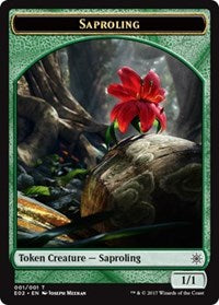Saproling // Treasure (007) Double-sided Token [Explorers of Ixalan] | Enigma On Main
