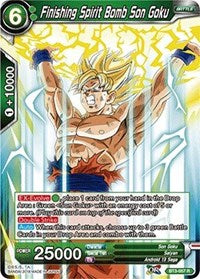 Finishing Spirit Bomb Son Goku [BT3-057] | Enigma On Main