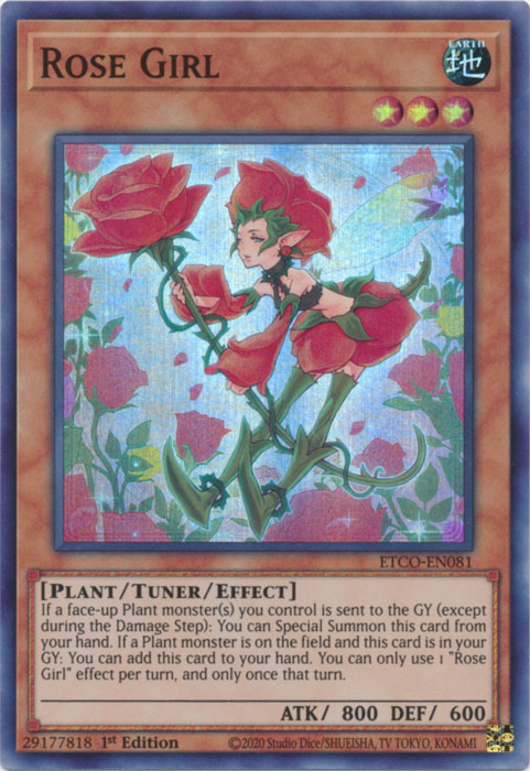 Rose Girl [ETCO-EN081] Super Rare | Enigma On Main