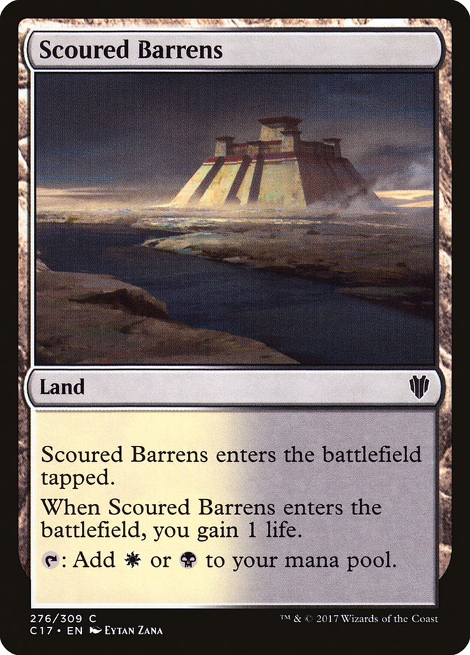 Scoured Barrens [Commander 2017] | Enigma On Main