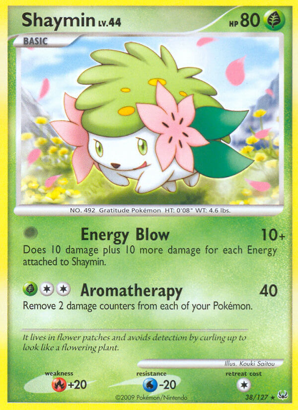 Shaymin (38/127) (Theme Deck Exclusive) [Platinum: Base Set] | Enigma On Main