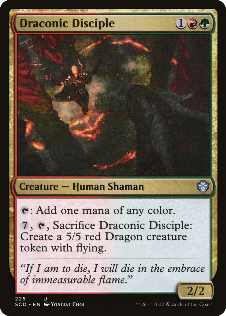 Draconic Disciple [Starter Commander Decks] | Enigma On Main