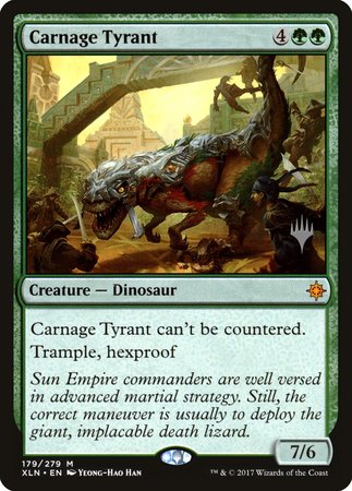 Carnage Tyrant [Ixalan Promos] | Enigma On Main