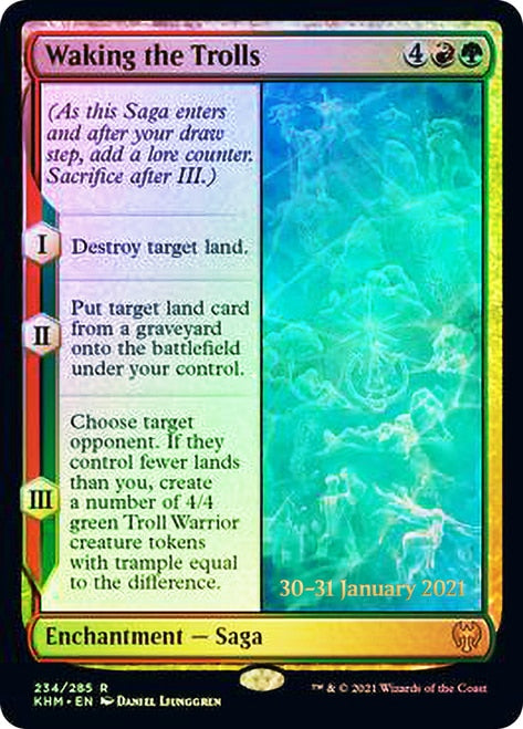 Waking the Trolls [Kaldheim Prerelease Promos] | Enigma On Main