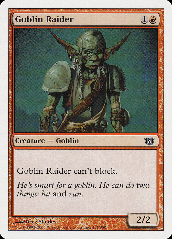Goblin Raider [Eighth Edition] | Enigma On Main