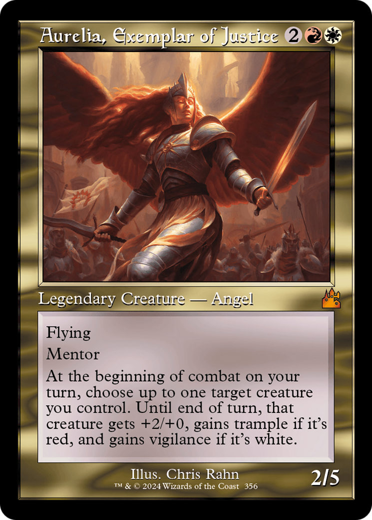 Aurelia, Exemplar of Justice (Retro) [Ravnica Remastered] | Enigma On Main