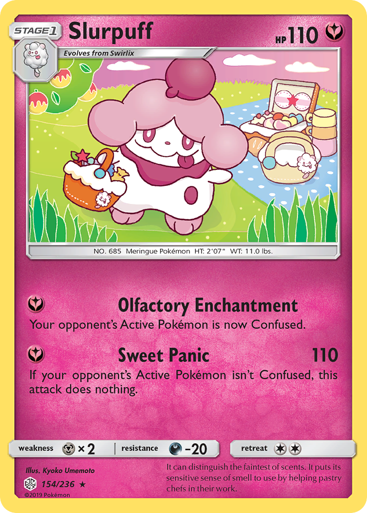 Slurpuff (154/236) [Sun & Moon: Cosmic Eclipse] | Enigma On Main