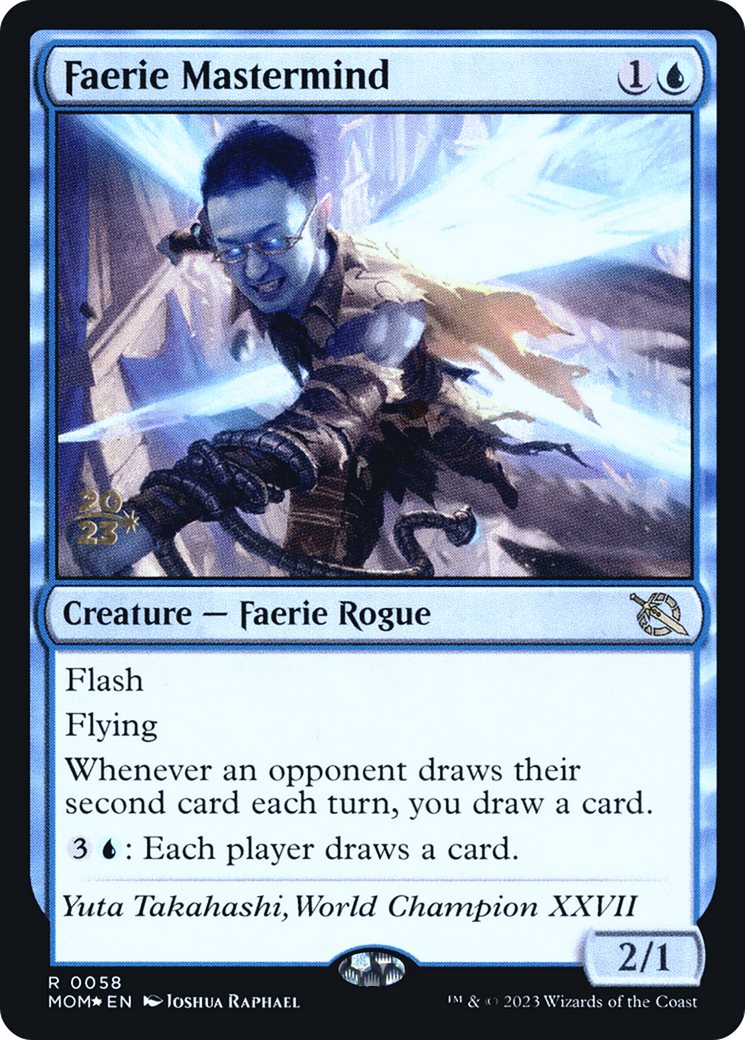 Faerie Mastermind [March of the Machine Prerelease Promos] | Enigma On Main