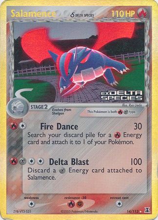 Salamence (14/113) (Delta Species) (Stamped) [EX: Delta Species] | Enigma On Main