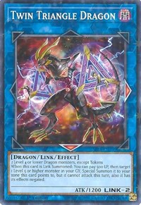 Twin Triangle Dragon (Starfoil) [Star Pack VRAINS] [SP18-EN036] | Enigma On Main