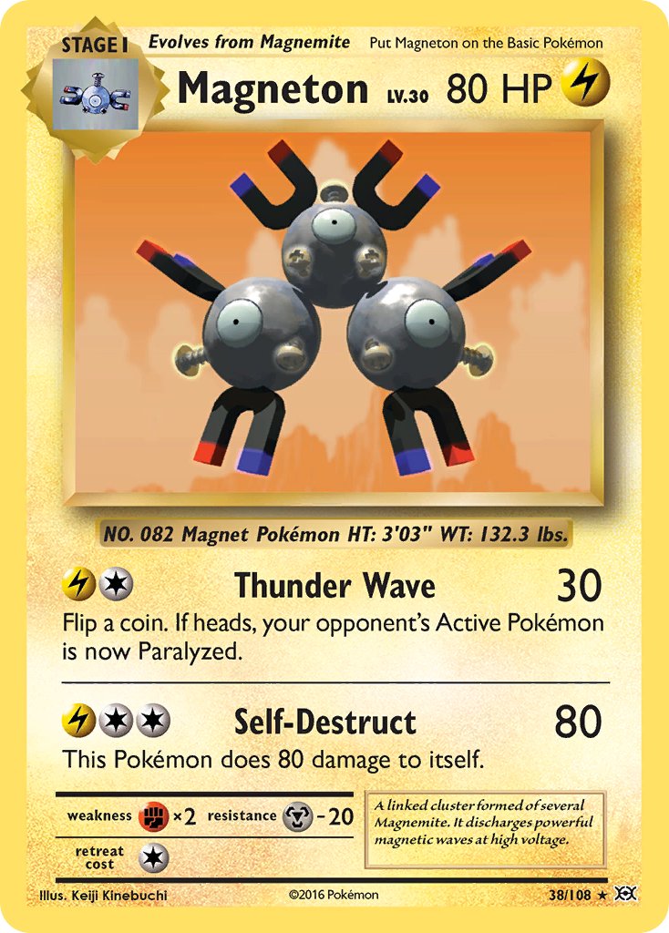 Magneton (38/108) (Theme Deck Exclusive) [XY: Evolutions] | Enigma On Main