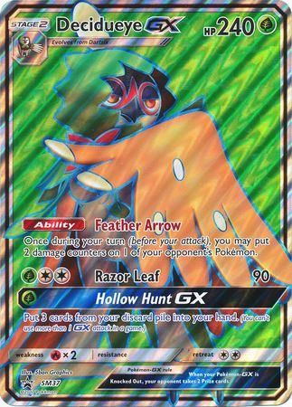 Decidueye GX (SM37) (Jumbo Card) [Sun & Moon: Black Star Promos] | Enigma On Main