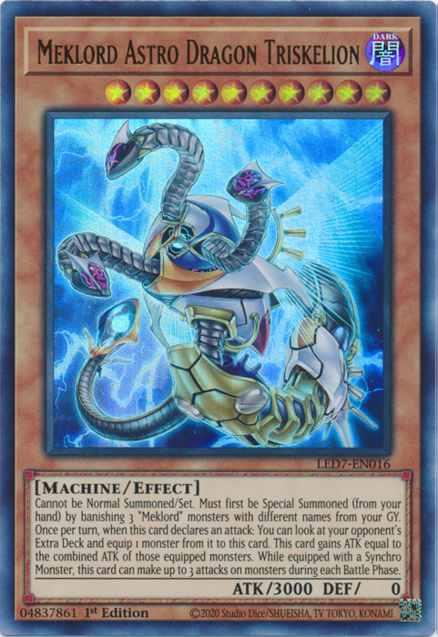 Meklord Astro Dragon Triskelion [LED7-EN016] Ultra Rare | Enigma On Main