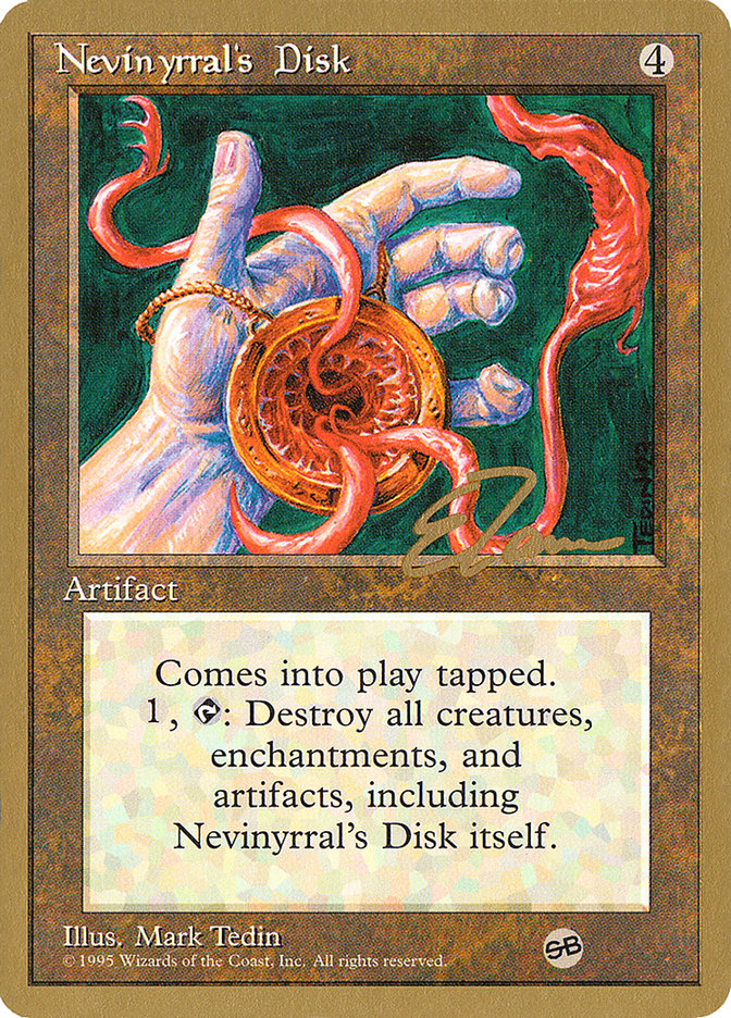 Nevinyrral's Disk (Eric Tam) (SB) [Pro Tour Collector Set] | Enigma On Main