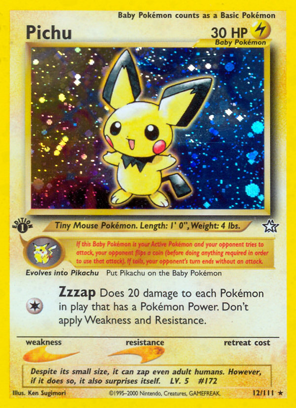 Pichu (12/111) [Neo Genesis 1st Edition] | Enigma On Main