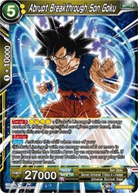 Abrupt Breakthrough Son Goku [BT4-076] | Enigma On Main