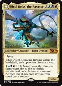 Nicol Bolas, the Ravager // Nicol Bolas, the Arisen [Core Set 2019] | Enigma On Main