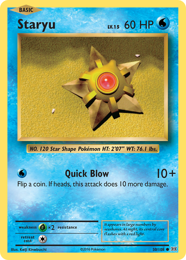 Staryu (30/108) [XY: Evolutions] | Enigma On Main