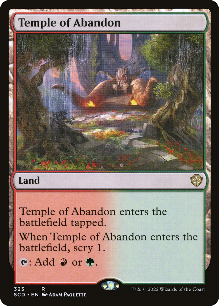 Temple of Abandon [Starter Commander Decks] | Enigma On Main