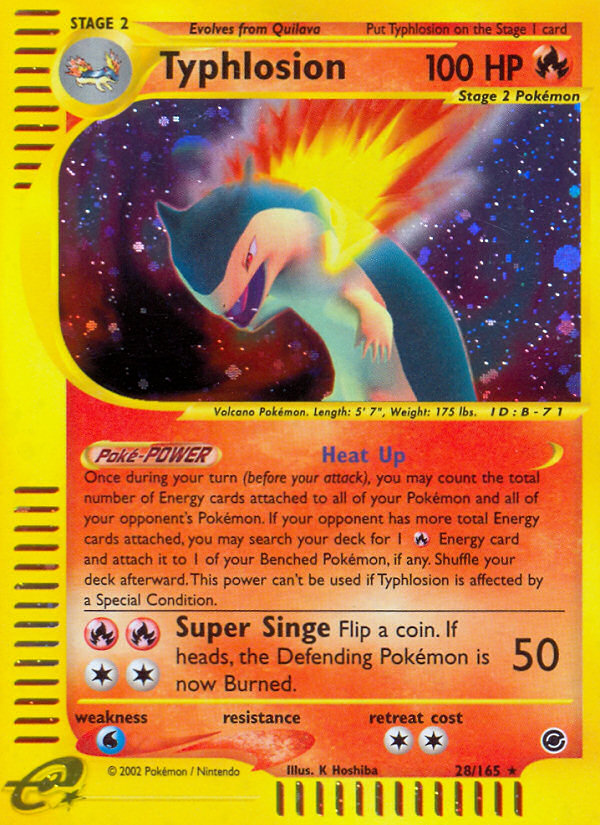 Typhlosion (28/165) [Expedition: Base Set] | Enigma On Main