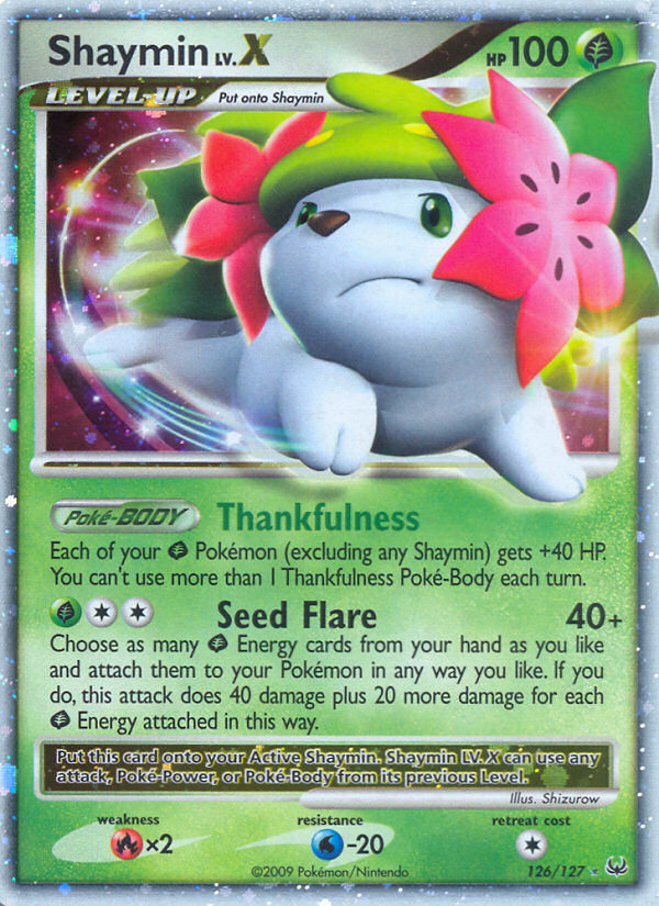 Shaymin LV.X (126/127) [Platinum: Base Set] | Enigma On Main