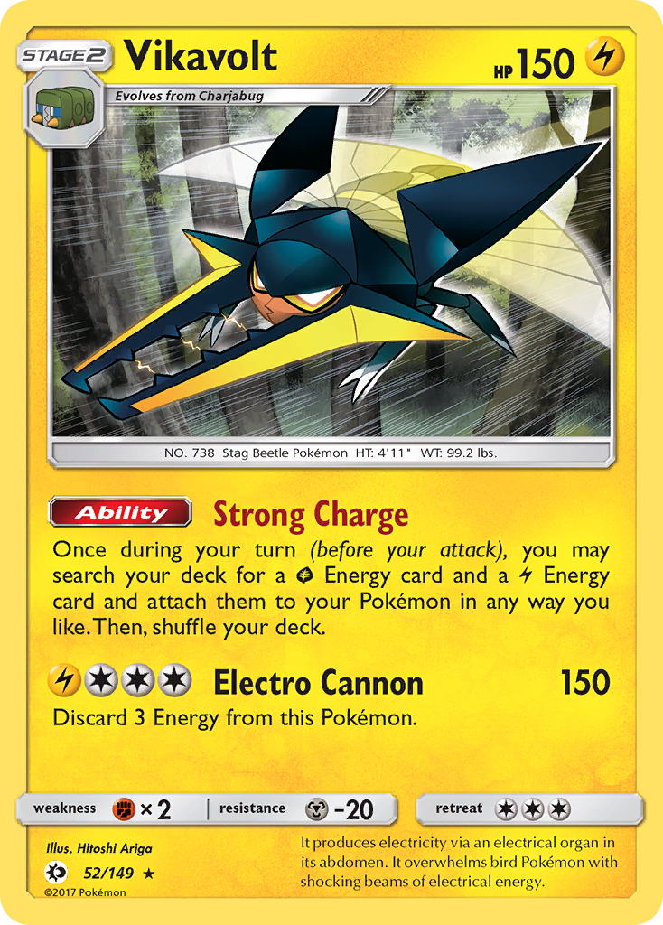 Vikavolt (52/149) [Sun & Moon: Base Set] | Enigma On Main