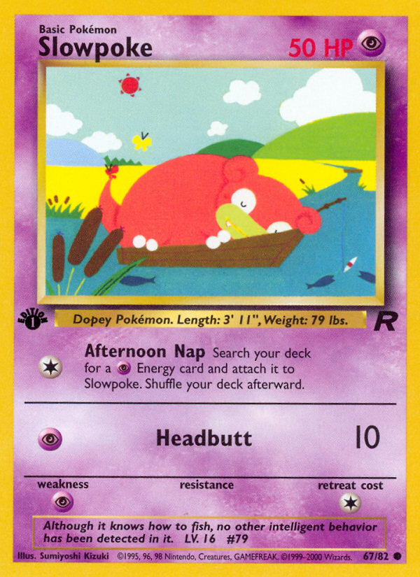 Slowpoke (67/82) [Team Rocket 1st Edition] | Enigma On Main