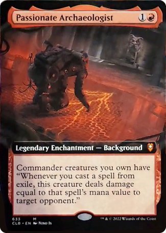 Passionate Archaeologist (Extended Art) [Commander Legends: Battle for Baldur's Gate] | Enigma On Main