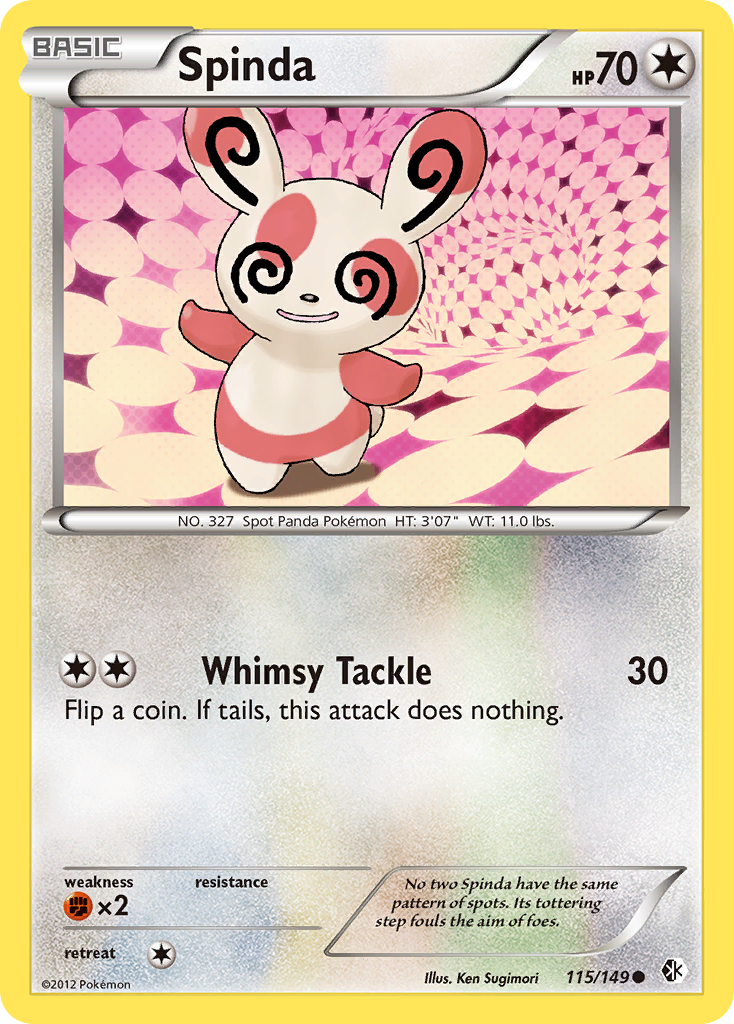 Spinda (115/149) [Black & White: Boundaries Crossed] | Enigma On Main