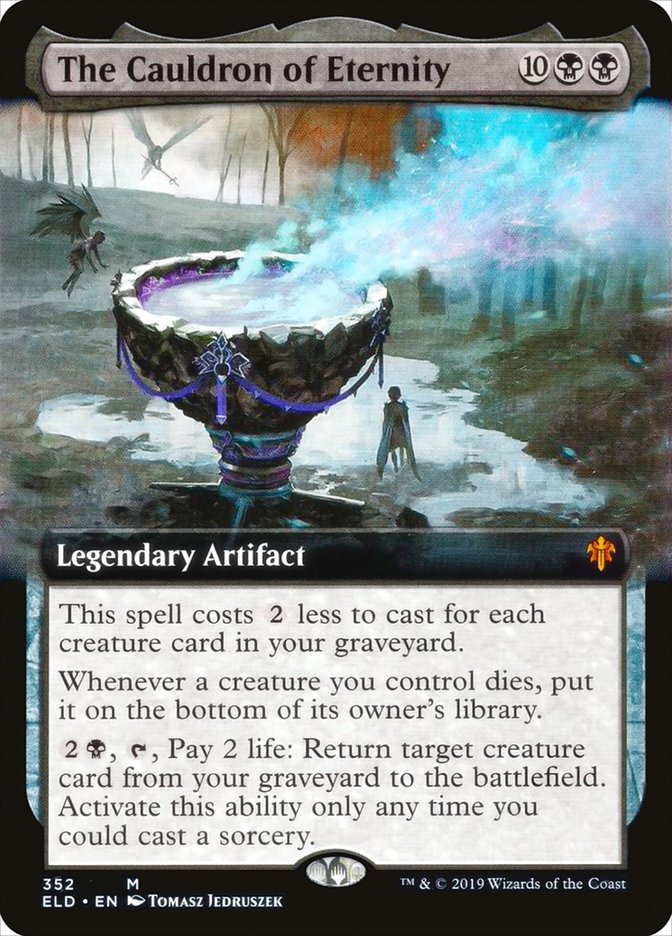 The Cauldron of Eternity (Extended Art) [Throne of Eldraine] | Enigma On Main