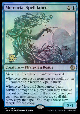 Mercurial Spelldancer [Phyrexia: All Will Be One Prerelease Promos] | Enigma On Main