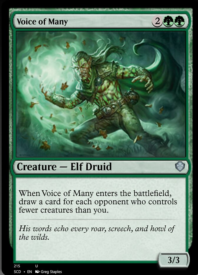 Voice of Many [Starter Commander Decks] | Enigma On Main