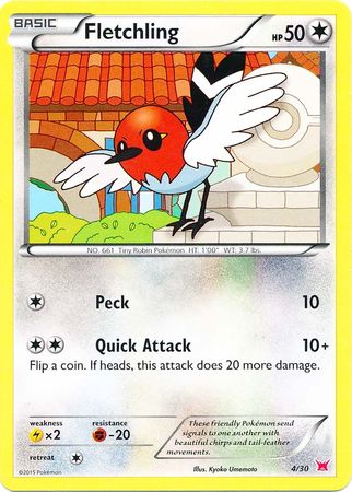 Fletchling (4/30) [XY: Trainer Kit 2 - Latias] | Enigma On Main