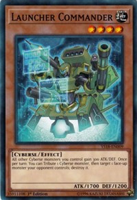 Launcher Commander [Starter Deck: Codebreaker] [YS18-EN009] | Enigma On Main