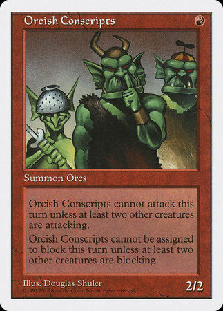 Orcish Conscripts [Fifth Edition] | Enigma On Main